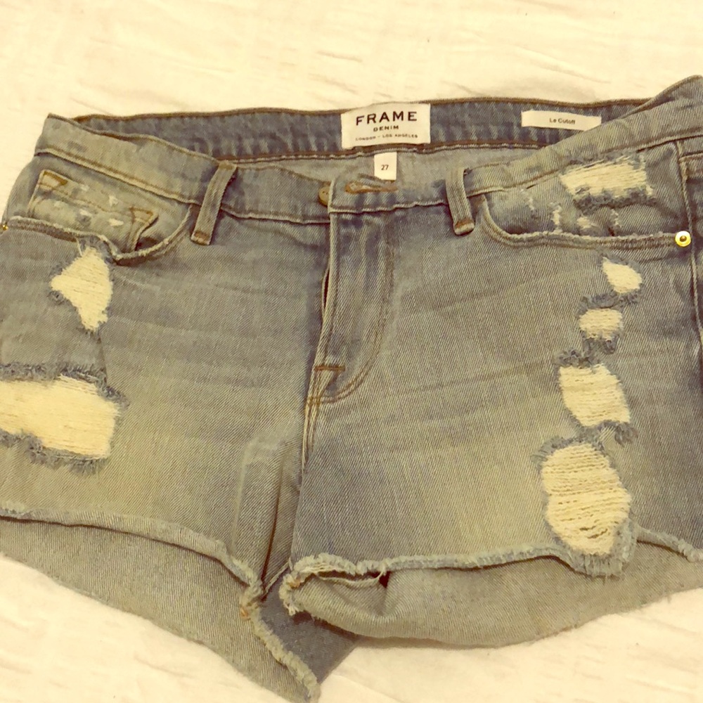 Frame Denim Cutoff Shorts Size 27